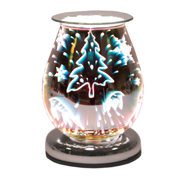 Oval 3D Electric Wax Melt Burner - Reindeer 16cm