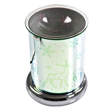 Cylinder 3D Electric Wax Melt Burner - Reindeer 16cm