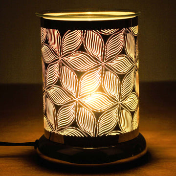 Electric Wax Melt Burner Touch Silhouette Floral