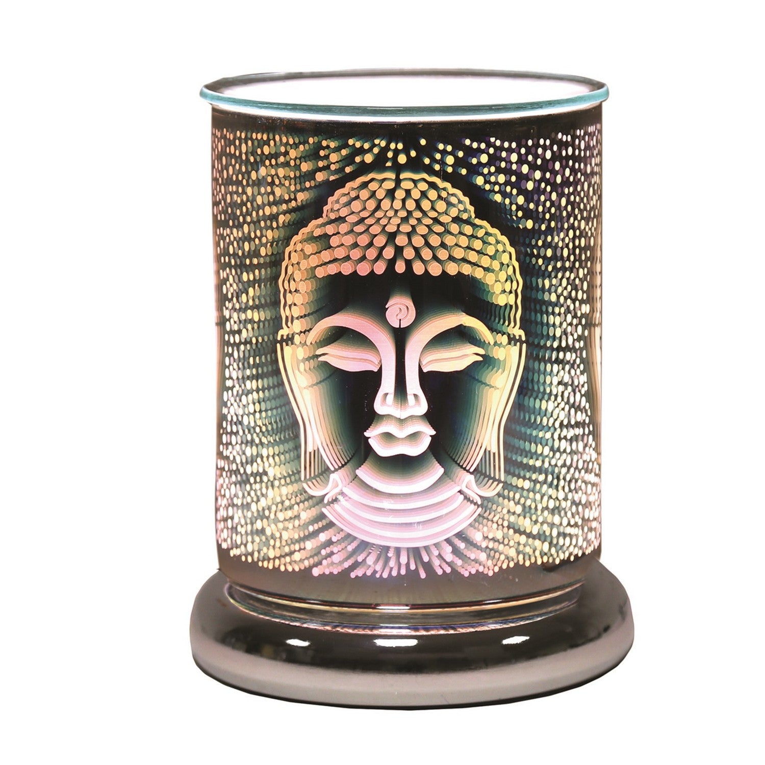 Electric Wax Melt Burner Touch 3D Buddha Cylinder