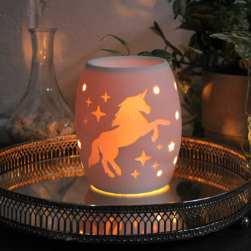 Electric Wax Burner - Ceramic Unicorn 12.5cm