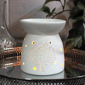 Wax Melt Burner - Ceramic Tree 11cm