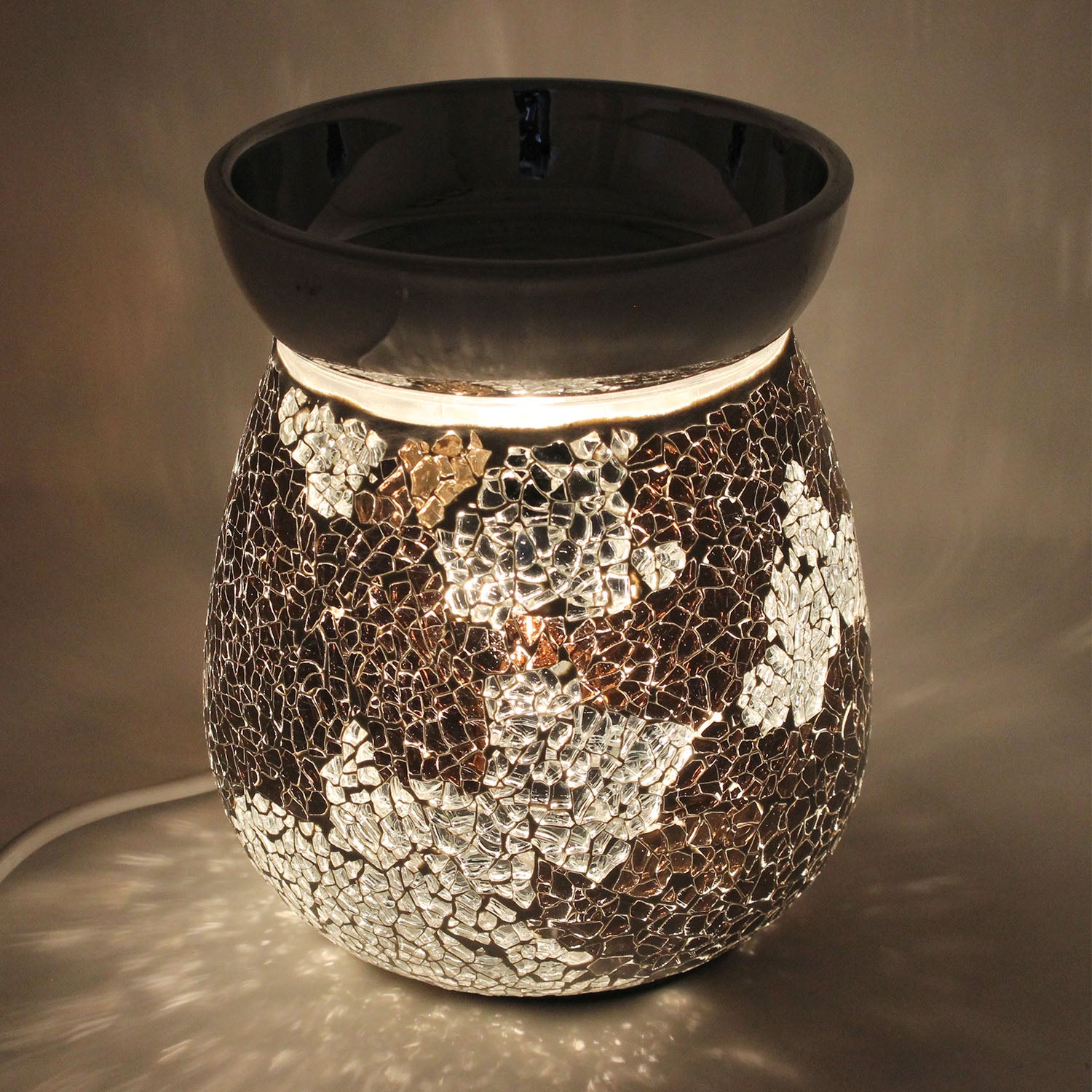 Electric Wax Melt Burner - Mirror Crackle