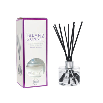 4Pcs 100ml Airpure Island Sunset Long Lasting Scent Reed Diffuser