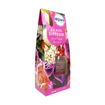 2-in-1 30ml Airpure Fresh Flower Bouquet Reed & Bead Diffuser