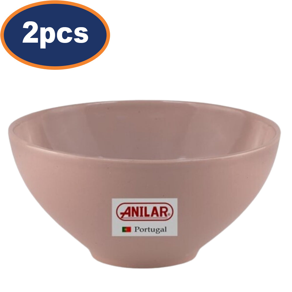 2Pcs 14.5cm Pink Soup Bowl