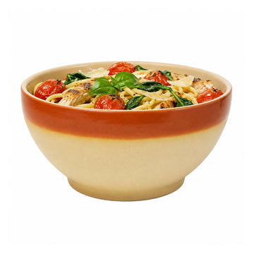 Cream Ceramic Bowl 17.5cm Cereal Soup Salad Dishwasher Safe
