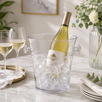 3Pcs Durable Acrylic Ice Bucket