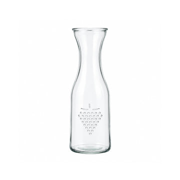 1L Clear Glass Water Decanter Carafe