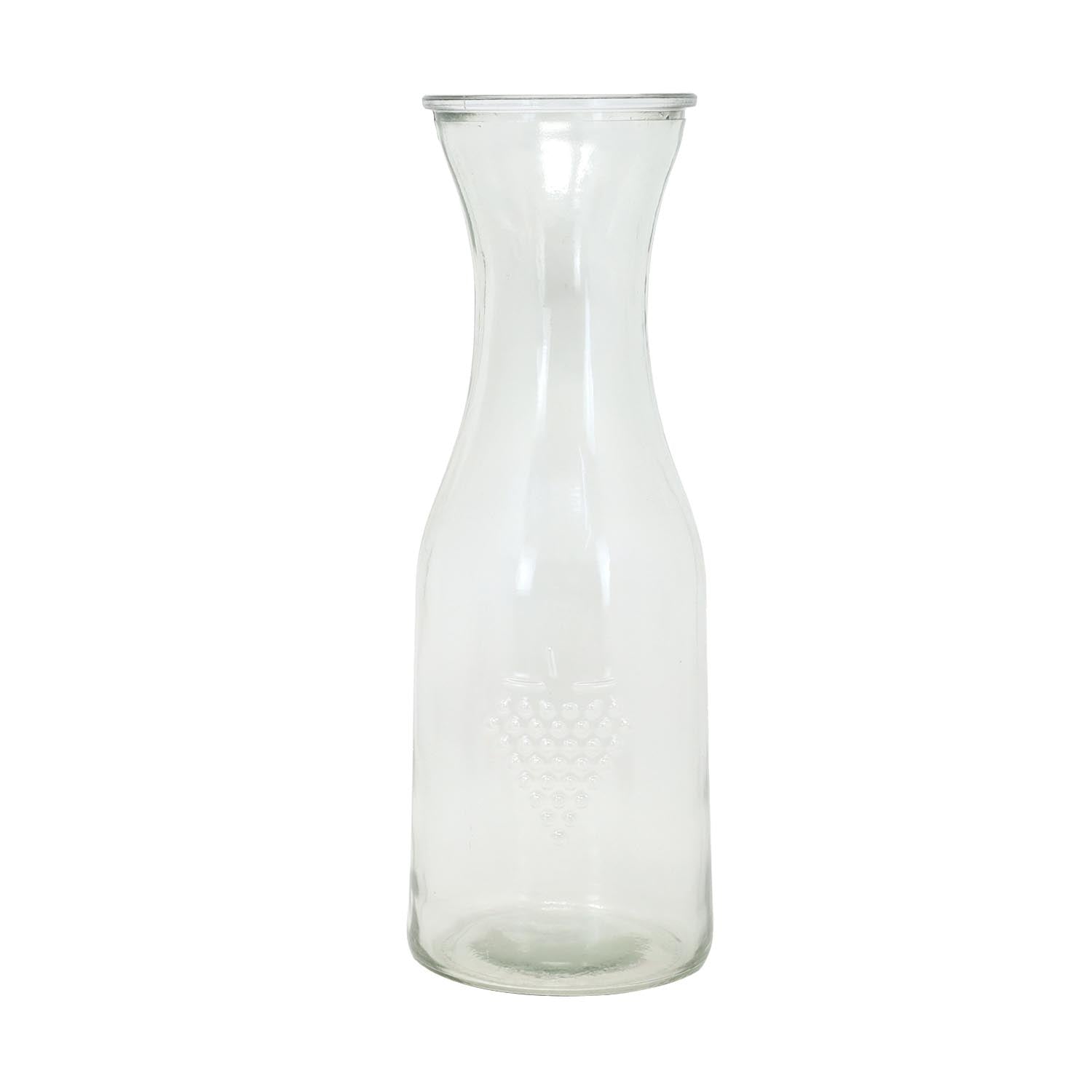 1L Clear Glass Water Decanter Carafe