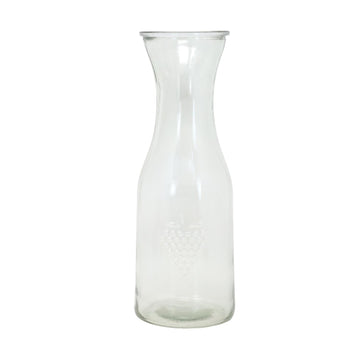 1L Clear Glass Water Decanter Carafe
