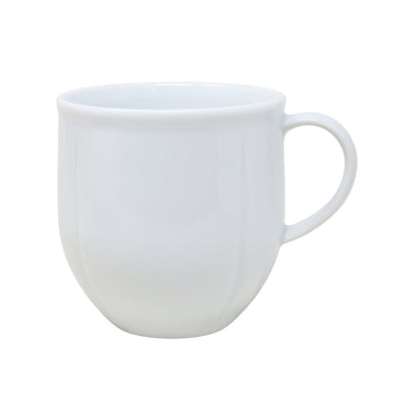320ml Round White Porcelain Mug