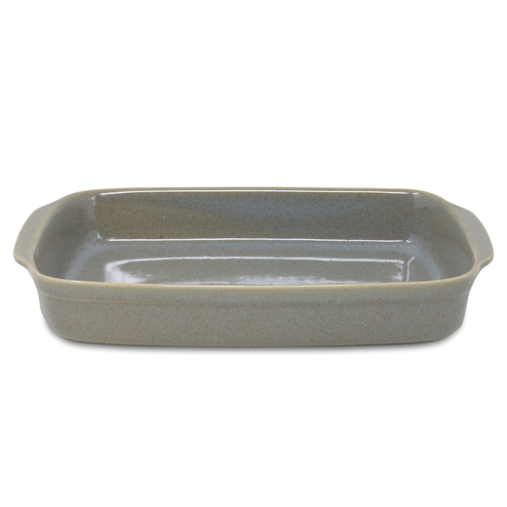 33cm Grey Ceramic Rectangular Baking Dish