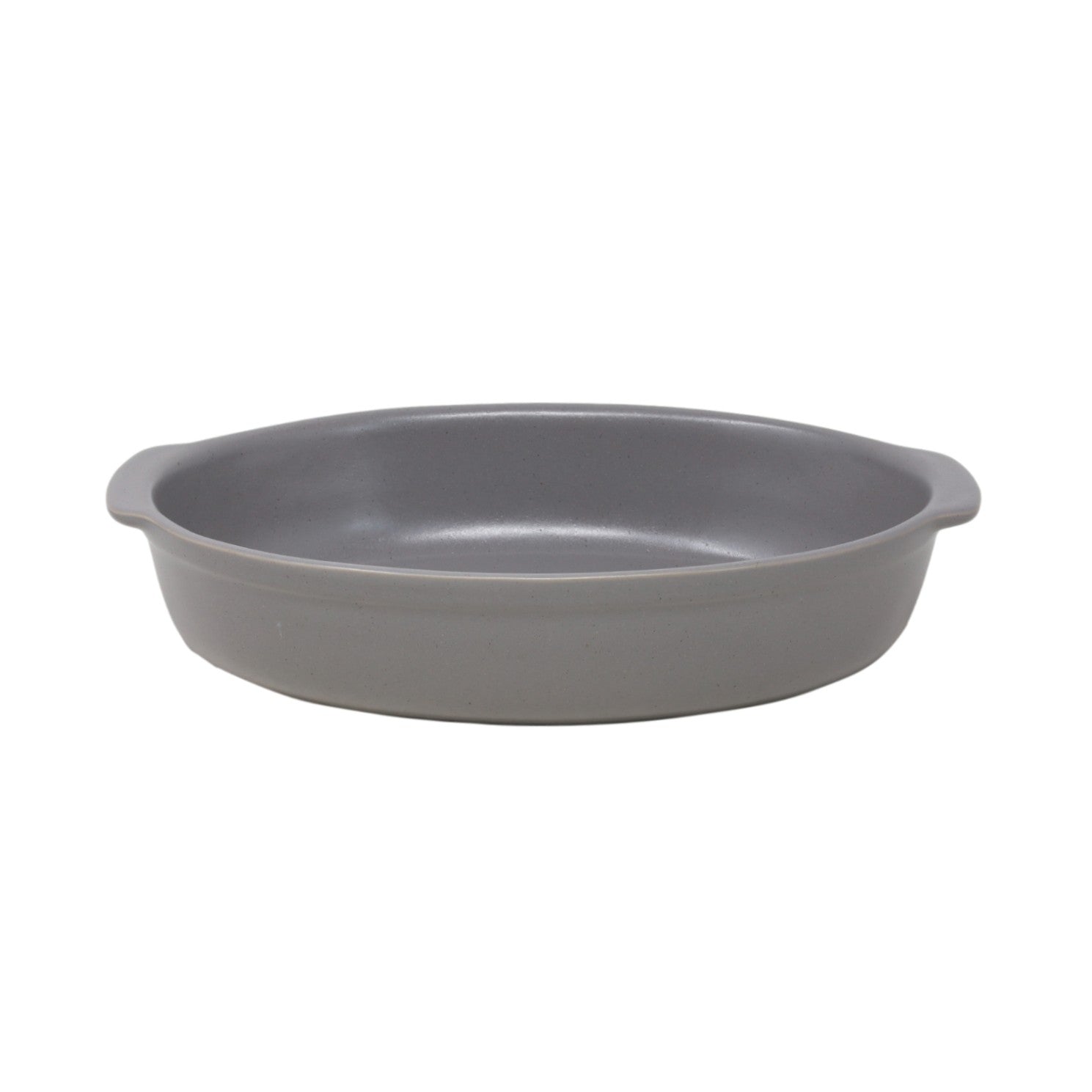 32.5cm Ceramic Grey Oval Baking Dish