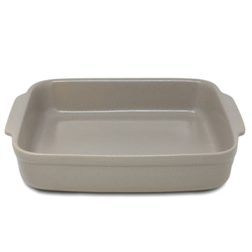 28cm Beige Ceramic Square Baking Dish