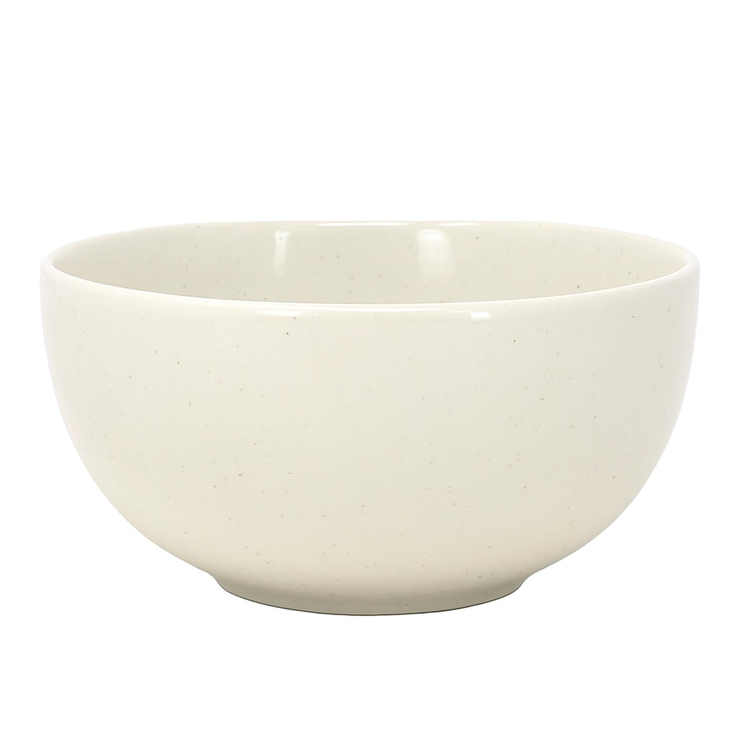 15.5cm Cream Ceramic Salad Bowl