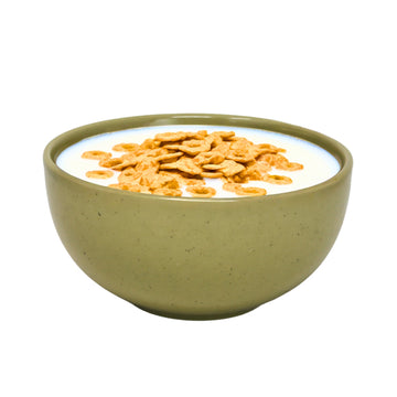 15.5cm Green Ceramic Salad Bowl