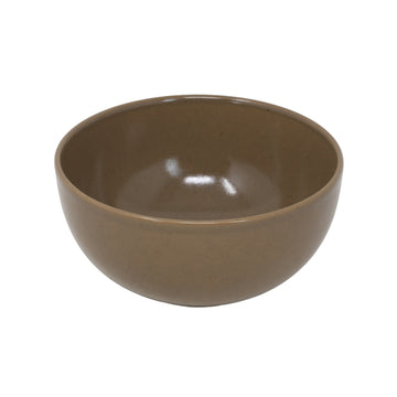 15.5cm Taupe Ceramic Salad Bowl