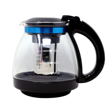 1500ml Glass Teapot with Stainless Steel Infuser & Lid