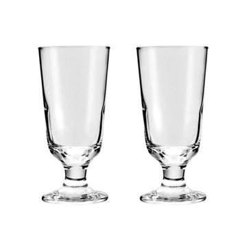 Embassy Footed Tumbler Glass 296ml - Clear Drinking Glass Dishwasher Safe