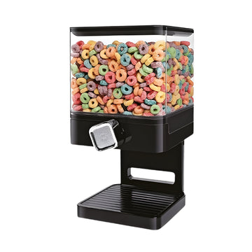 3.5L Black Plastic Cereal Dispenser
