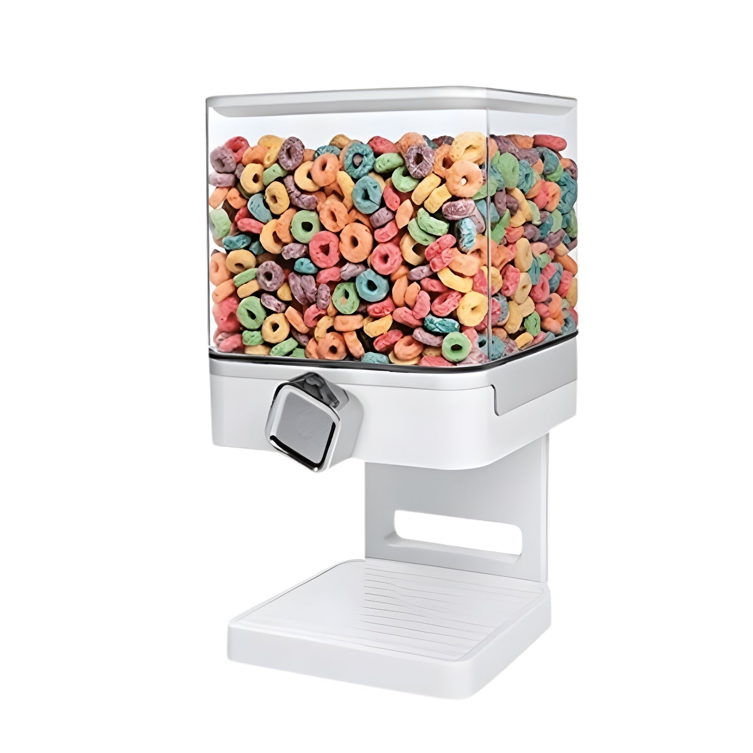 3.5L White Plastic Cereal Dispenser