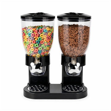 3.5L Each Black Double Cereal Dispenser
