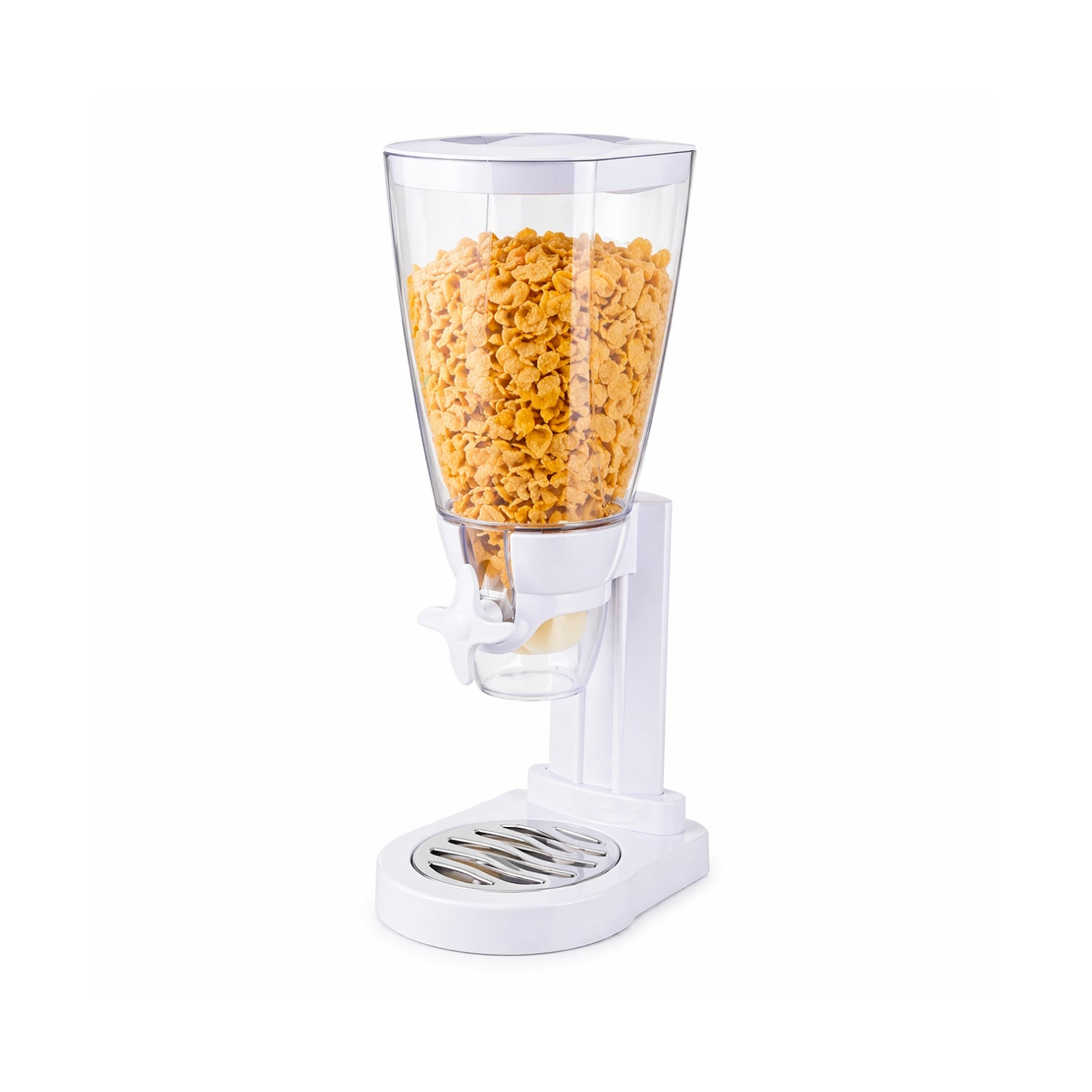3.5L Kitchen Food Storage White Cereal Dispenser