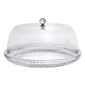 33cm Cake Plate with Dome Cover