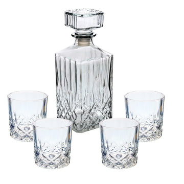 900ml Decanter  & 4Pcs 300ml Glass Set