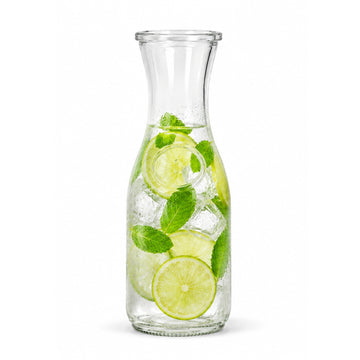 500ml Clear Glass Embossed Grape Pattern Carafe