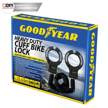 Goodyear Hardened Steel Silicone Coated Handcuff Design Anti-Theft Lock