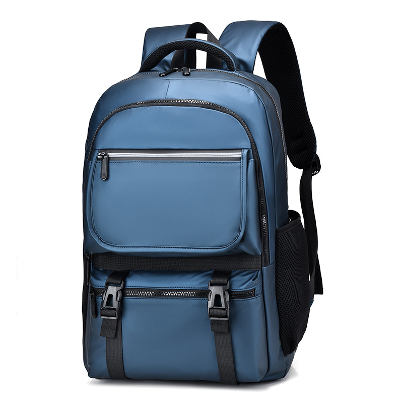 Blue Laptop Backpack Water Resistant Travel Work School Rucksack