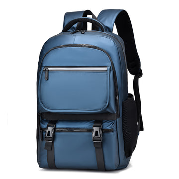 Blue Laptop Backpack Water Resistant Travel Work School Rucksack