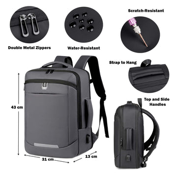 Men Women Boys Laptop Backpack with USB Port