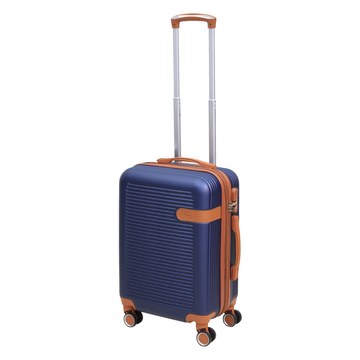 20" Travel Suitcase Vienna Blue Expandable ABS Luggage