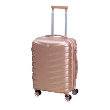 20" Travel Suitcase Denver Rose Gold Expandable ABS Luggage