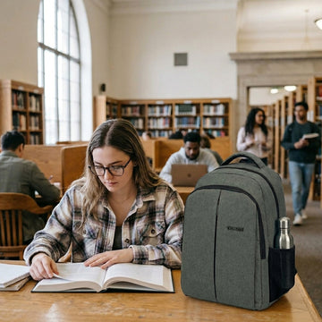 Grey Fits 15.6" Laptop Backpack