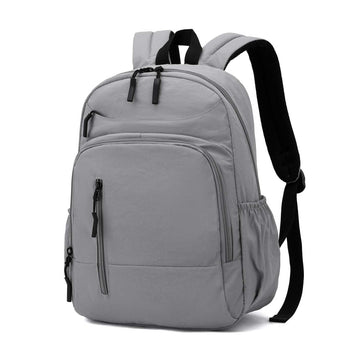 Laptop Backpack with Anti-Theft Pocket, Grey