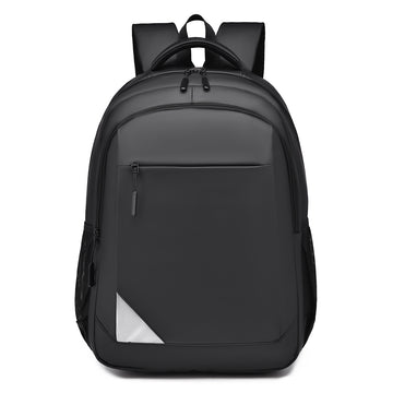 Black Laptop Backpack Multi Pocket Padded Travel Work School Bag