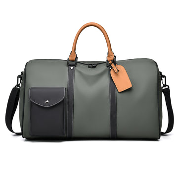 Green Water Resistant Travel Gym Sports Shoulder Hold all Duffle Bag
