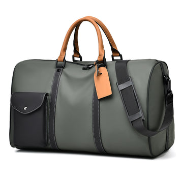 Green Water Resistant Travel Gym Sports Shoulder Hold all Duffle Bag