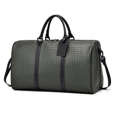 Large Green Woven Water Resistant Travel Gym Sports Hold all Duffle Bag