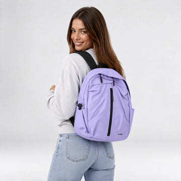 Purple Backpack Travel School Daily Casual Lightweight Versatile Bag