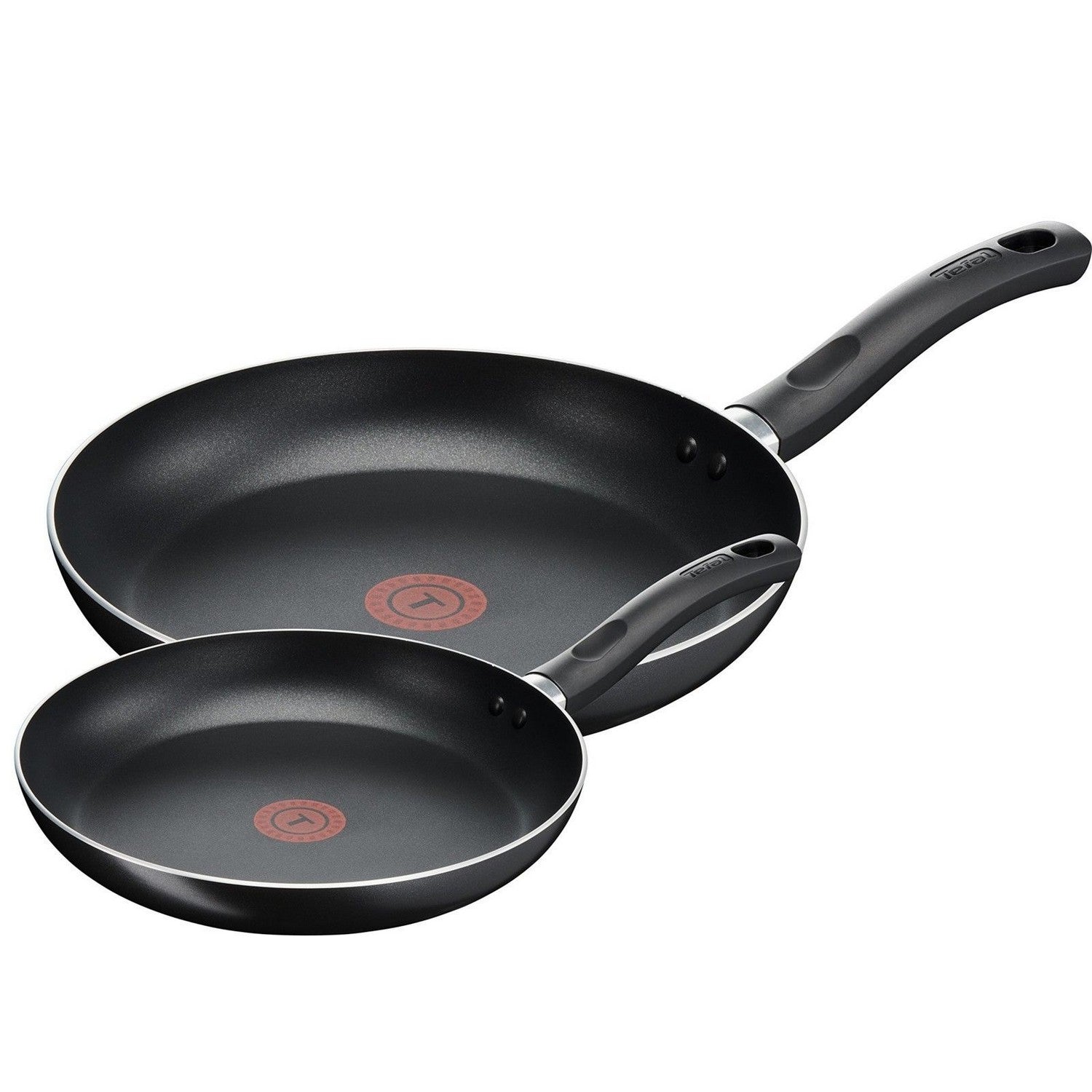 Tefal Taste Twin Pack Black Non-Stick Aluminium Frying Pans