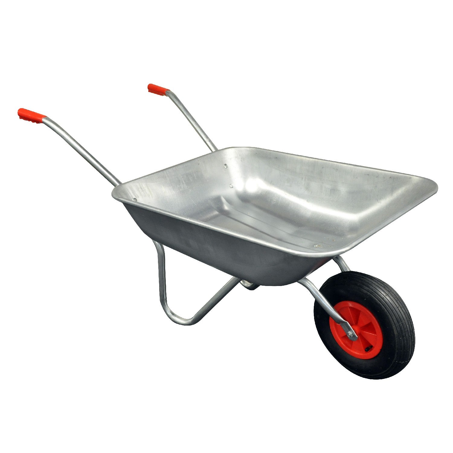 Kingfisher 65L Galvanised Metal Wheelbarrow