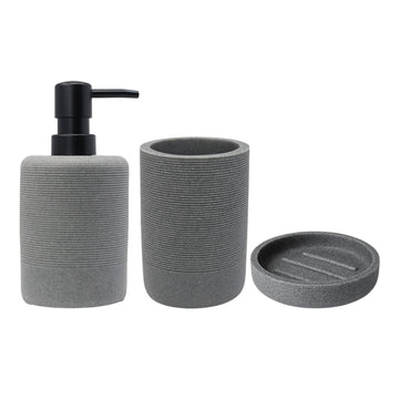 Non-Slip Soap Dispenser & Toothbrush Holder with Tumbler