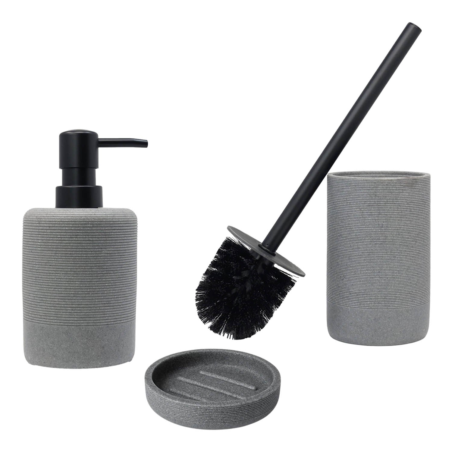 Liquid Soap Dispenser & Toilet Brush Holder