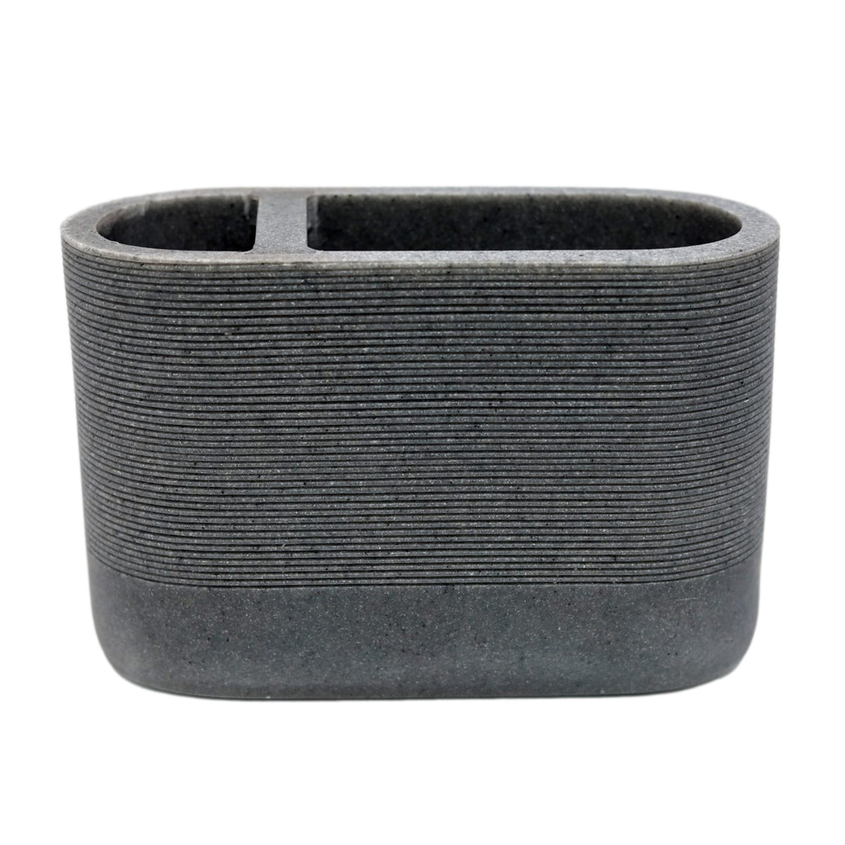 Blue Canyon Grey Dual Toothbrush & Toothpaste Holder