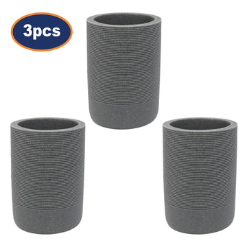 3Pcs Round Toothbrush & Toothpaste Holder